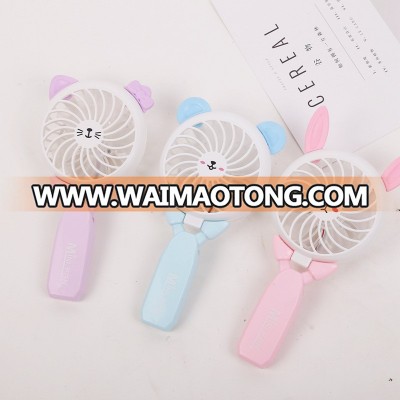 Table Folding Mini Portable Handy Fan USB Rechargeable Mini Fan