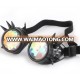 2018 Rivet Vintage Style Welding Cyber Gothic Cosplay Steampunk Goggles Goth Kaleidoscope sunglasses