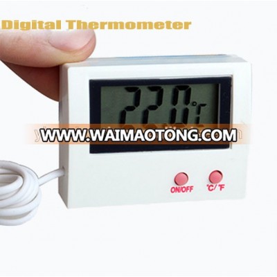 HT-5 Waterproof Sensor for Aquarium Refrigerator Fish Tank Digital Terrarium Thermometer Celsius Fahrenheit Gauge