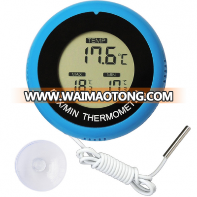 Digital Aquarium Thermometer Marine Temperature Fish Tank Water Terrarium Reptile Thermometers