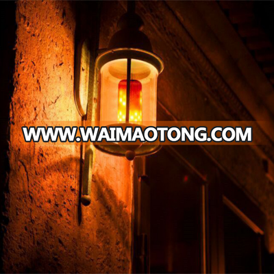 Simulation Flame Effect LED Bulb Corn light Emulation Fire Flicker Burning Flameless Decoration Lamp Lantern