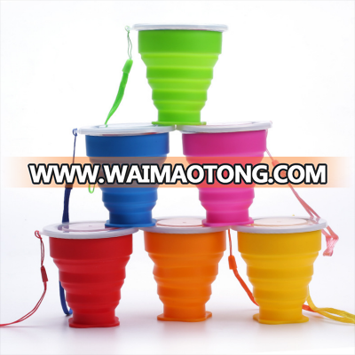 Hot Selling Silicone Rubber Portable Cup Eco-Friendly Collapsible Cup