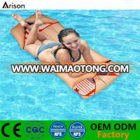 PVC inflatable air mattress inflatable water lounge printed with bra underwear