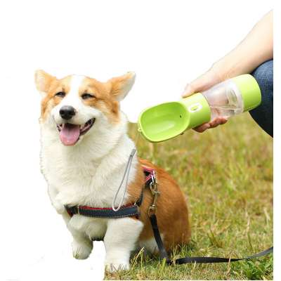 Multifunctional Pet Cup Wholesale Automatic Pet Drinking Fountain Water And Food 2 In 1 Dispenser Dog Portable Water Bottle